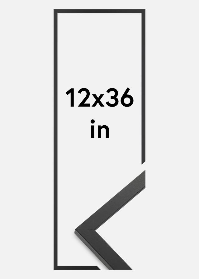 Okvir Trendy Akrilno steklo Črna 12x36 inches (30,48x91,44 cm)