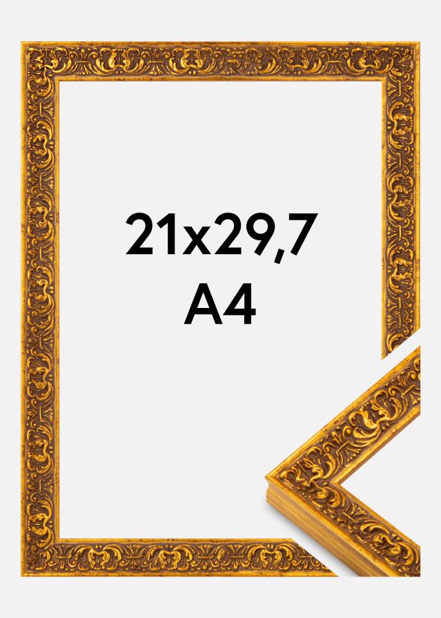 Okvir Amber Akrylno steklo Zlato 21x29,7 cm (A4)