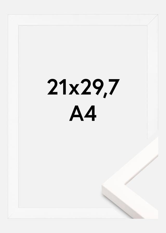 Okvir Brooke Akrylno steklo Bela 21x29,7 cm (A4)