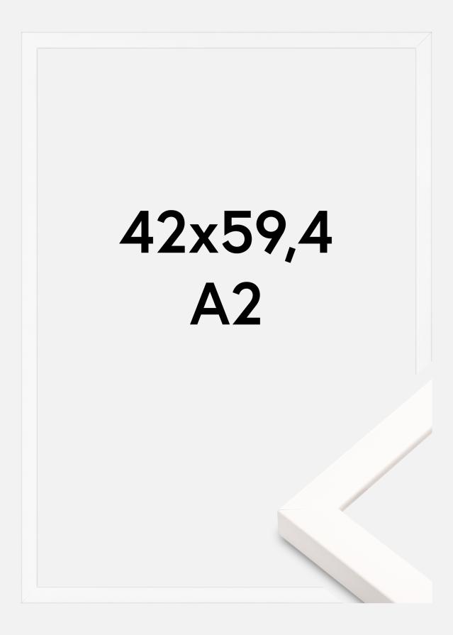 Okvir Brooke Akrylno steklo Bela 42x59,4 cm (A2)