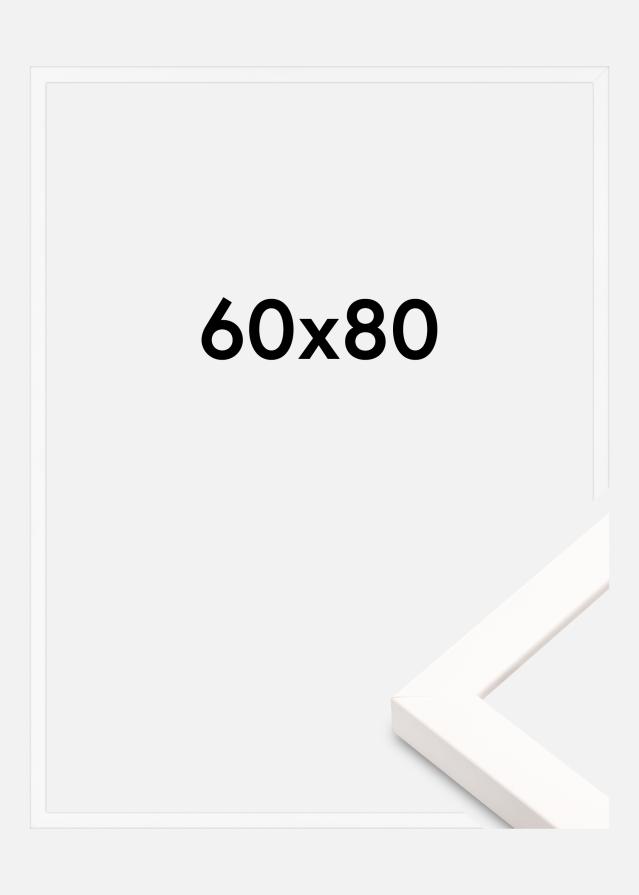 Okvir Brooke Akrylno steklo Bela 60x80 cm