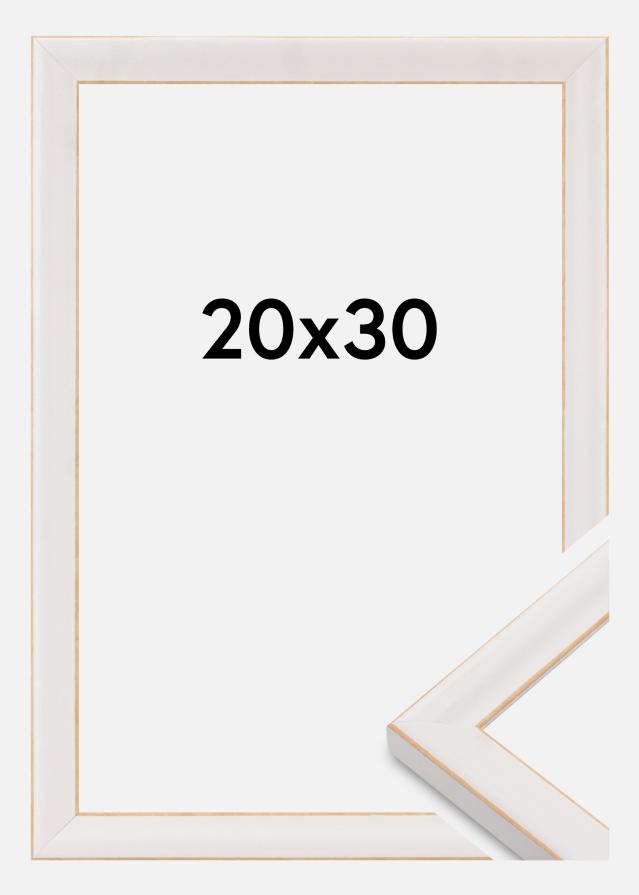 Okvir Marie Claire Akrilno steklo Bela 20x30 cm