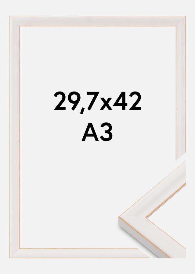 Okvir Marie Claire Akrilno steklo Bela 29,7x42 cm (A3)