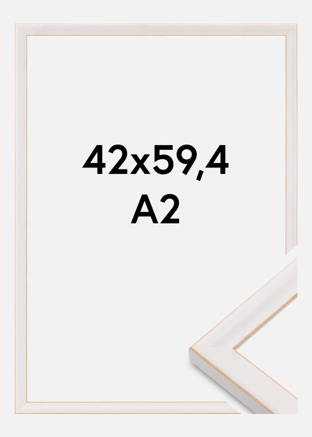 Okvir Marie Claire Akrilno steklo Bela 42x59,4 cm (A2)