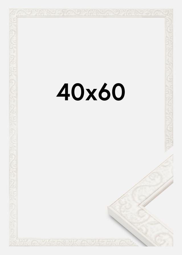 Okvir Milton Akrylno steklo Bela 40x60 cm