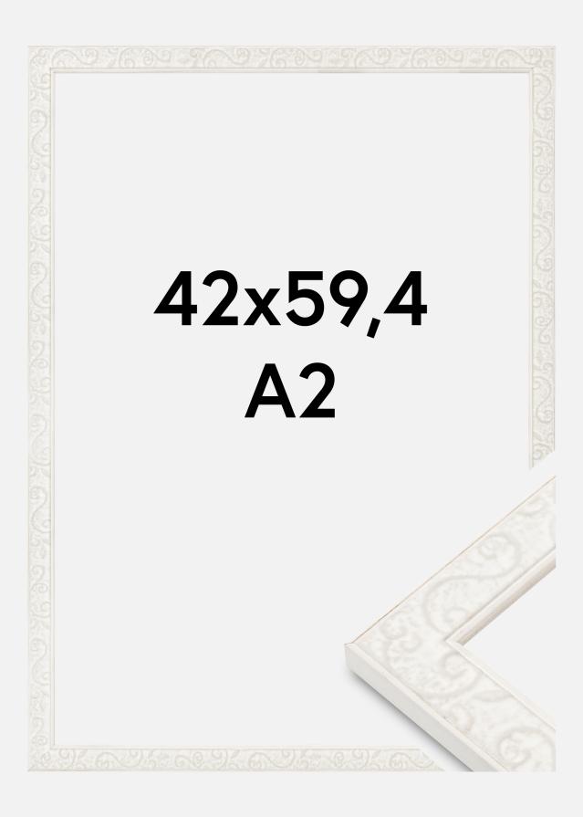 Okvir Milton Akrylno steklo Bela 42x59,4 cm (A2)