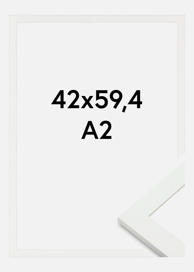 Okvir Sandra Akrilno steklo Bela 42x59,4 cm (A2)