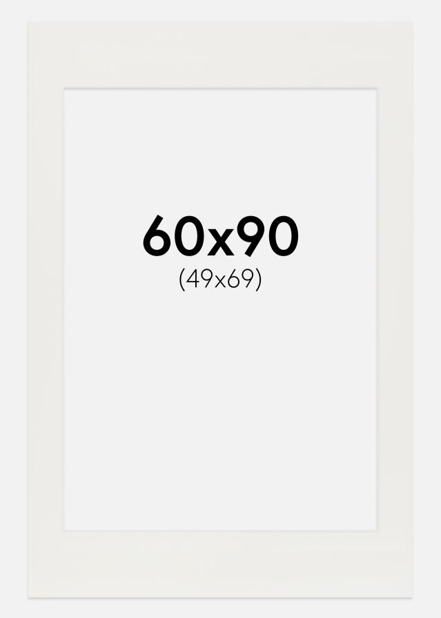 Paspartŭ Bela 3 mm Bel notranji rob 60x90 cm (49x69)