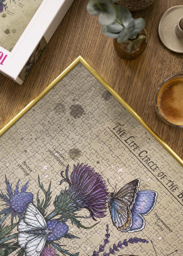 Okvir za sestavljanko Zlata 50x70 cm