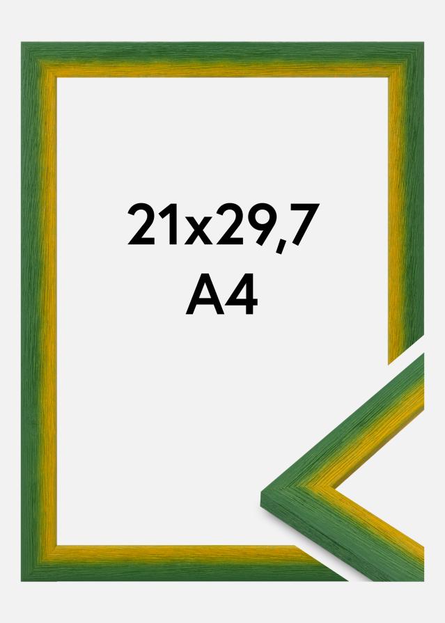 Okvir Cornwall Akrilno steklo Zelen 21x29,7 cm (A4)