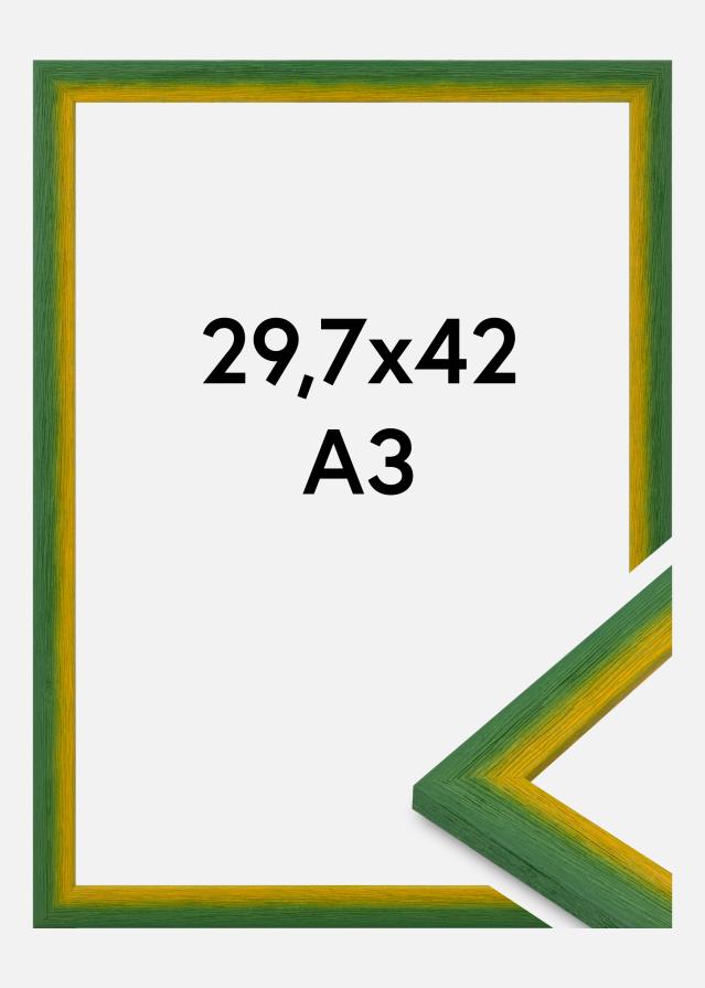 Okvir Cornwall Akrilno steklo Zelen 29,7x42 cm (A3)