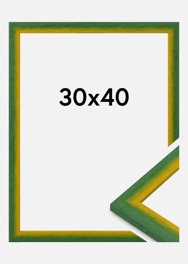 Okvir Cornwall Akrilno steklo Zelen 30x40 cm