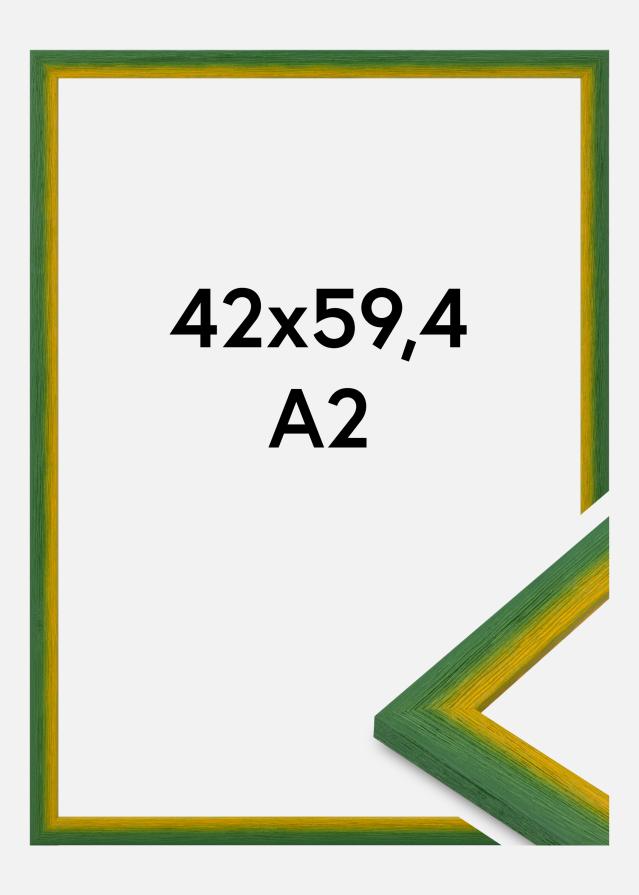 Okvir Cornwall Akrilno steklo Zelen 42x59,4 cm (A2)