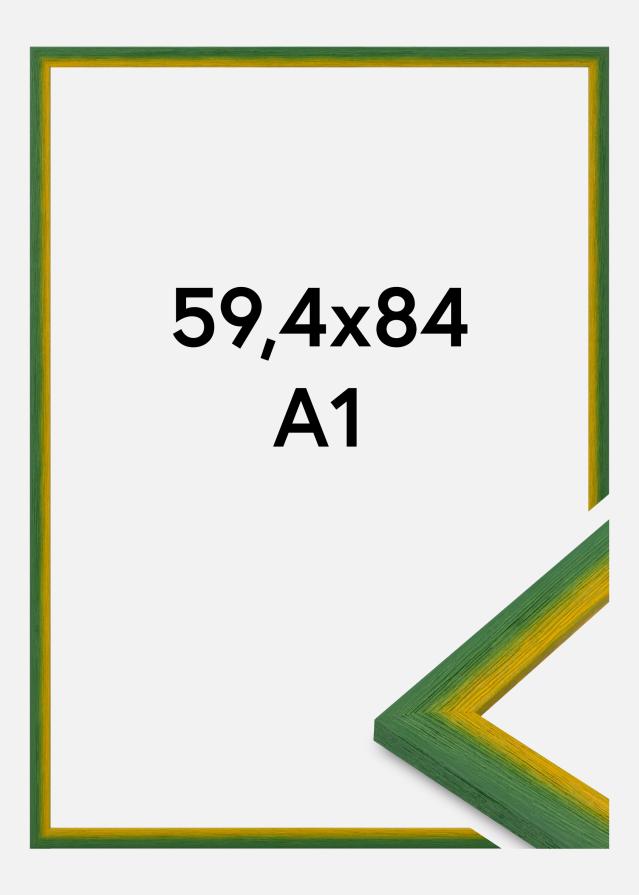 Okvir Cornwall Akrilno steklo Zelena 59,4x84,1 cm (A1)