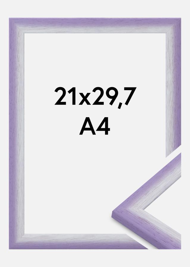 Okvir Cornwall Akrilno steklo Svetlo vijolična 21x29,7 cm (A4)