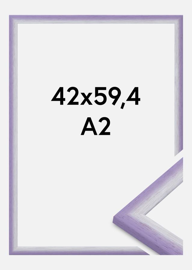 Okvir Cornwall Akrilno steklo svetlo vijoličen 42x59,4 cm (A2)