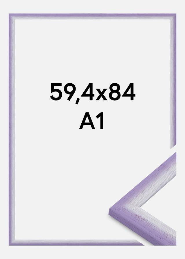 Okvir Cornwall Akrilno steklo Svetlo vijolična 59,4x84,1 cm (A1)