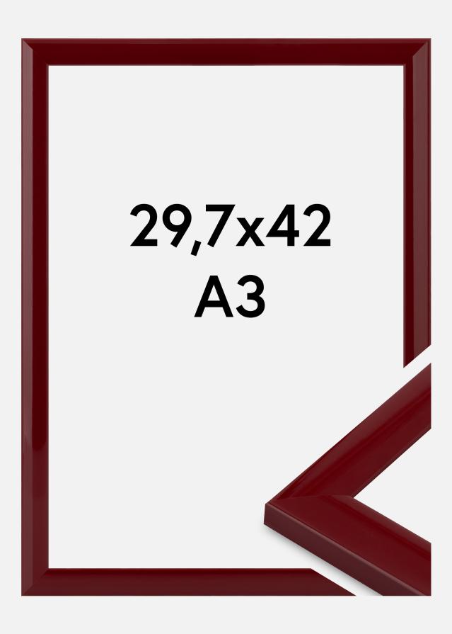 Okvir Dorset Akrilno steklo Temno rdeča 29,7x42 cm (A3)