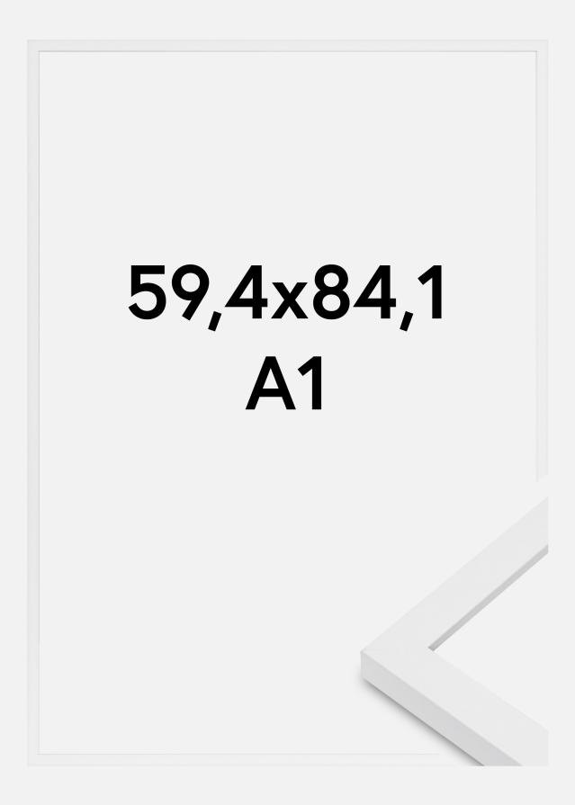 Okvir Modern Akrilno steklo Bela 59,4x84,1 cm (A1)