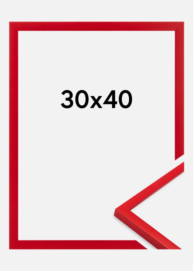 Okvir Kent Akrilno steklo Rdeča 30x40 cm