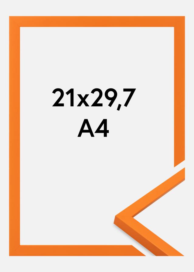 Okvir Kent Akrilno steklo Oranžna 21x29,7 cm (A4)