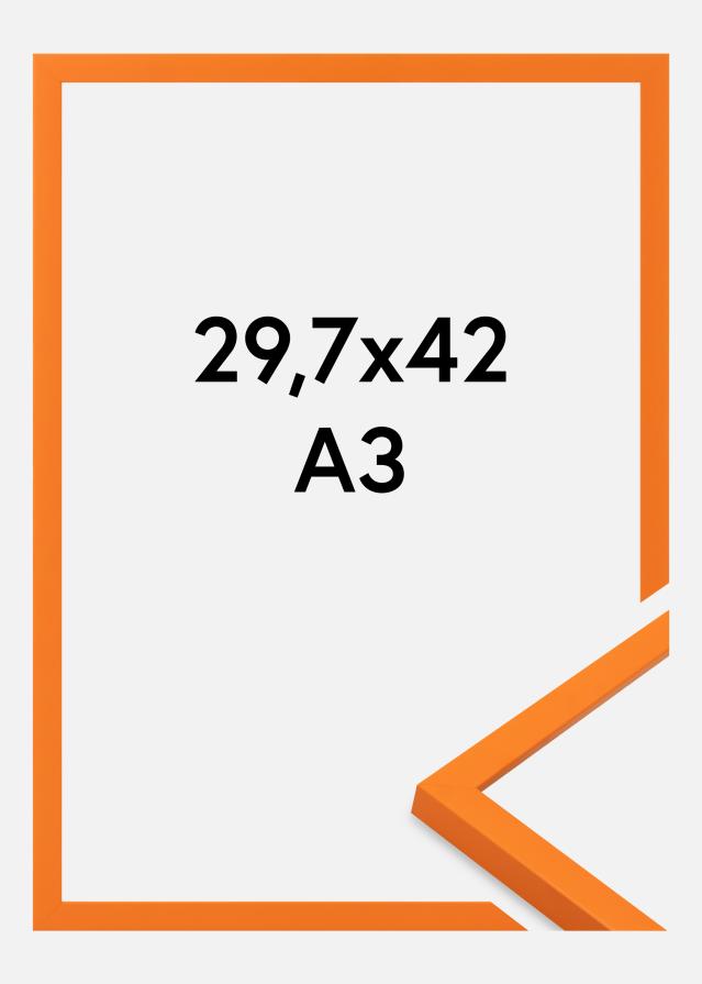 Okvir Kent Akrilno steklo Oranžna 29,7x42 cm (A3)