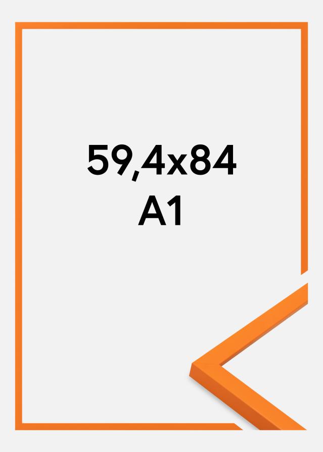 Okvir Kent Akrilno steklo Oranžna 59,4x84,1 cm (A1)