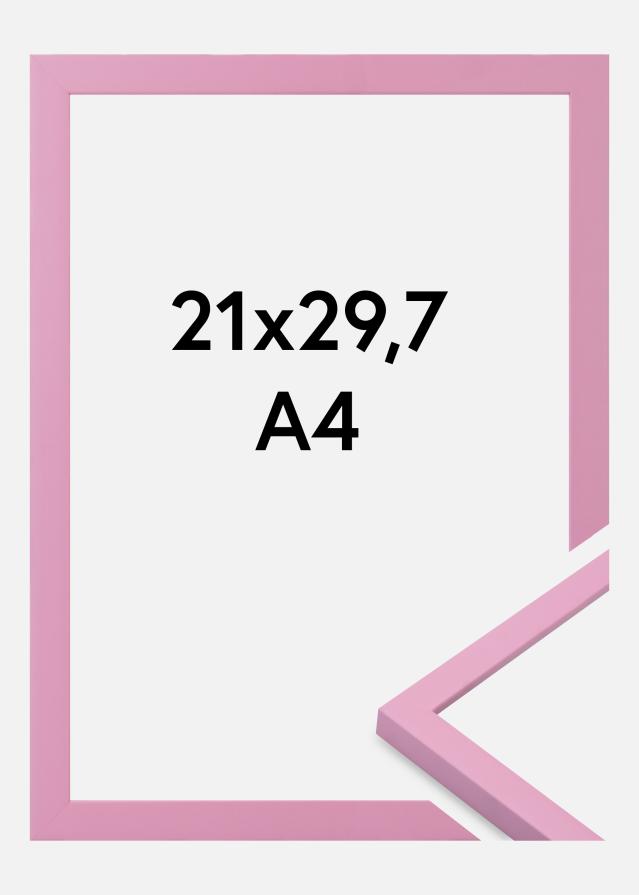 Okvir Kent Akrilno steklo Roza 21x29,7 cm (A4)