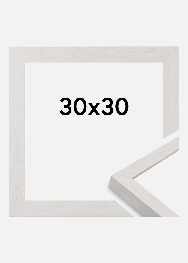 Okvir Wells Akrilno steklo Bela 30x30 cm