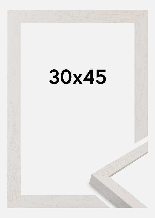 Okvir Wells Akrilno steklo Bela 30x45 cm