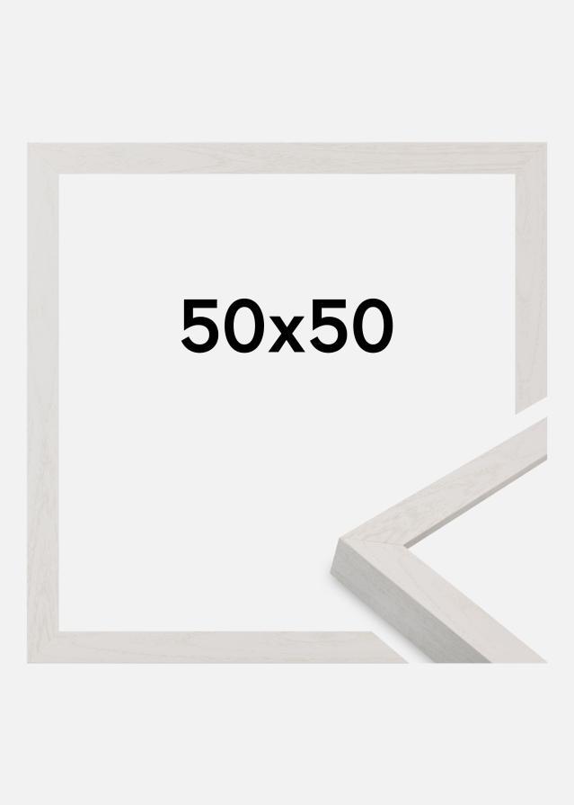 Okvir Wells Akrilno steklo Bela 50x50 cm