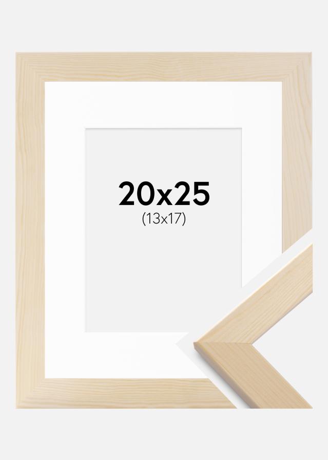 Okvir Trendline narave 20x25 cm - Paspartȗ Bela 14x18 cm