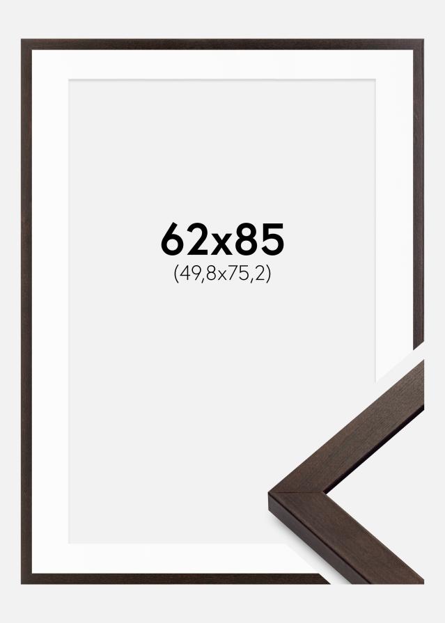 Okvir Selection oreh 62x85 cm - Paspartȗ Bela 20x30 inches