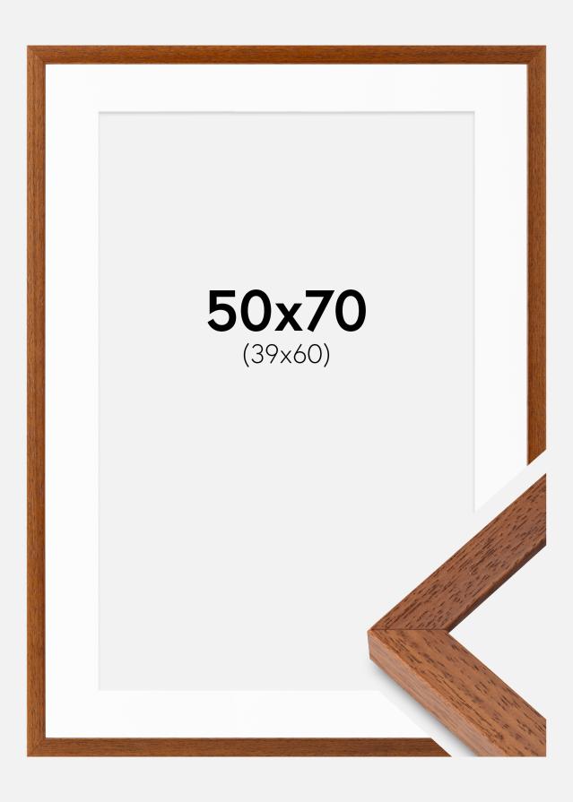 Okvir Hermes Knjiga 50x70 cm - Paspartȗ Bela 40x61 cm