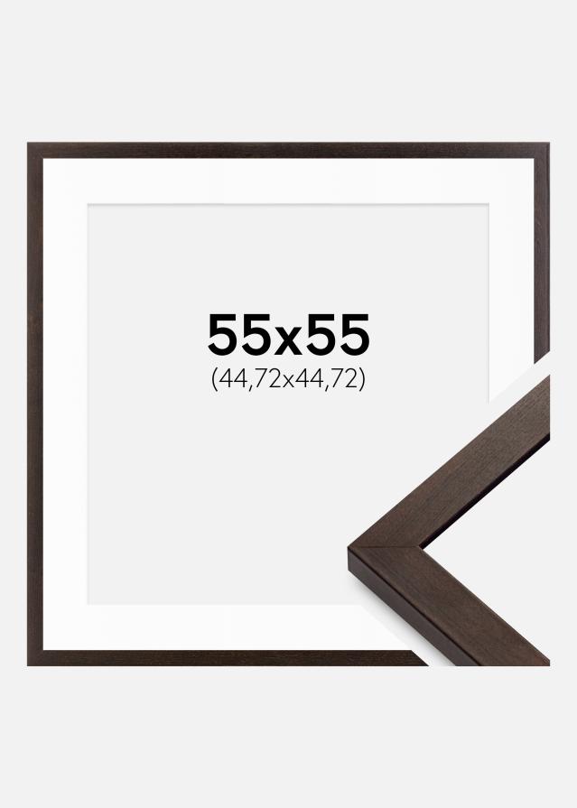 Okvir Selection oreh 55x55 cm - Paspartȗ Bela 18x18 inches