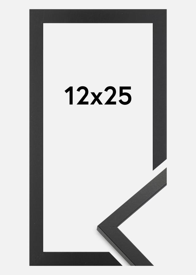 Okvir Trendy Akrilno steklo Črna 12x25 cm