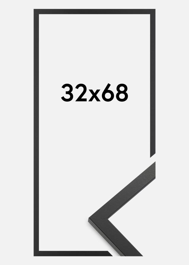 Okvir Trendy Akrilno steklo Črna 32x68 cm