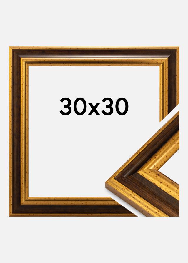 Okvir Aberystwyth Akrilno steklo Zlato 30x30 cm