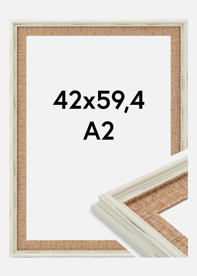 Okvir Sandweave Akrilno steklo Bela 42x59,4 cm (A2)