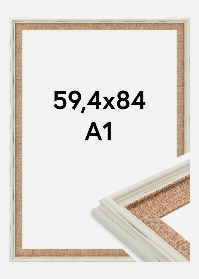 Okvir Sandweave Akrilno steklo Bela 59,4x84 cm (A1)