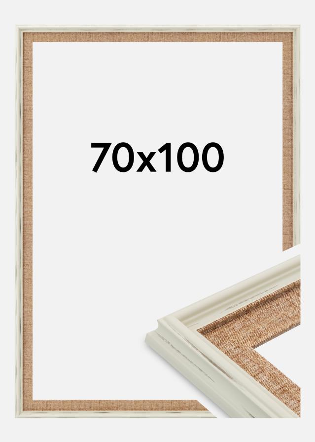 Okvir Sandweave Akrilno steklo Bela 70x100 cm