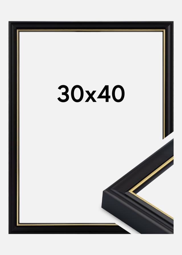 Okvir Canterbury Akrilno steklo Črna 30x40 cm