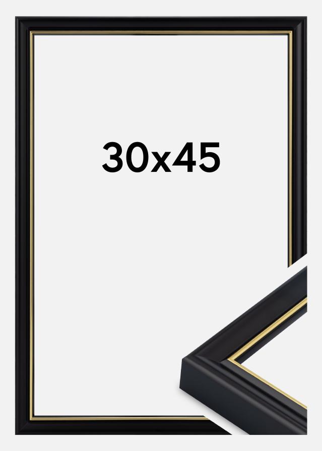 Okvir Canterbury Akrilno steklo Črna 30x45 cm