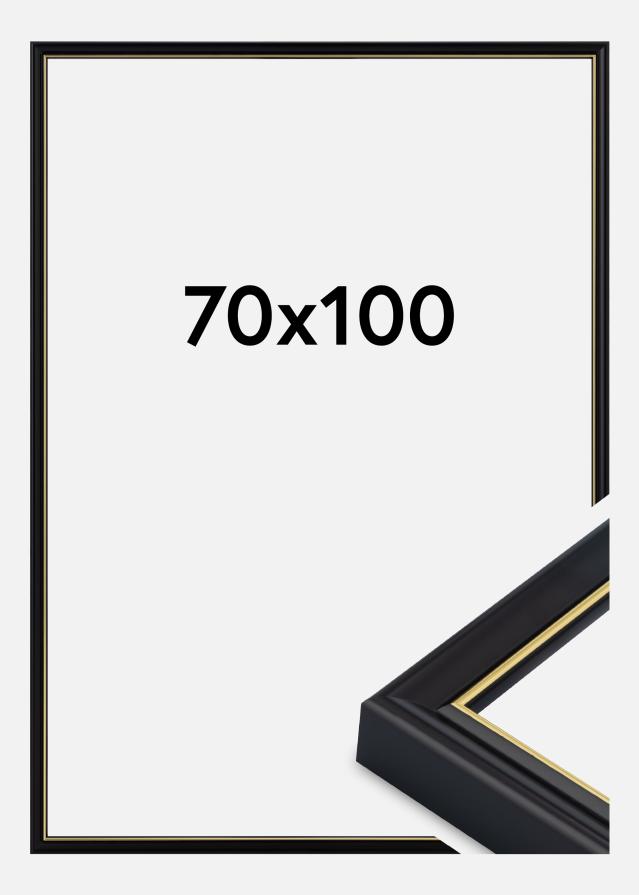 Okvir Canterbury Akrilno steklo Črna 70x100 cm