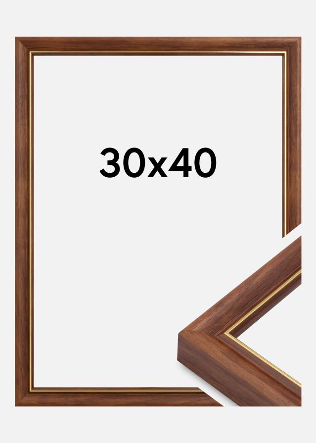 Okvir Canterbury Akrilno steklo Rjav 30x40 cm