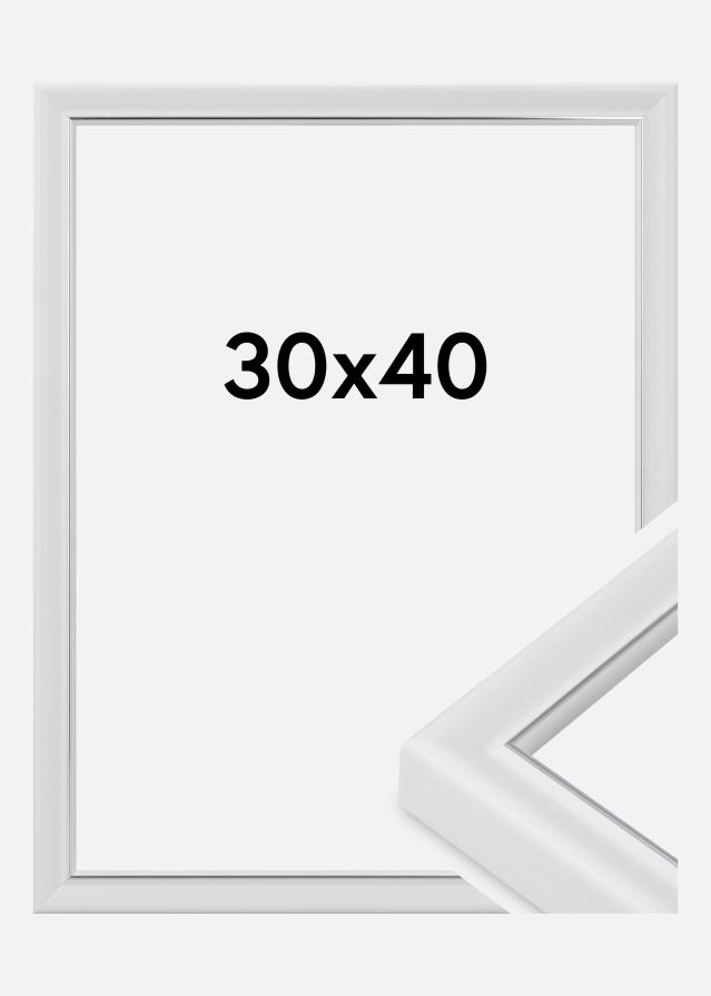 Okvir Canterbury Akrilno steklo Bela 30x40 cm