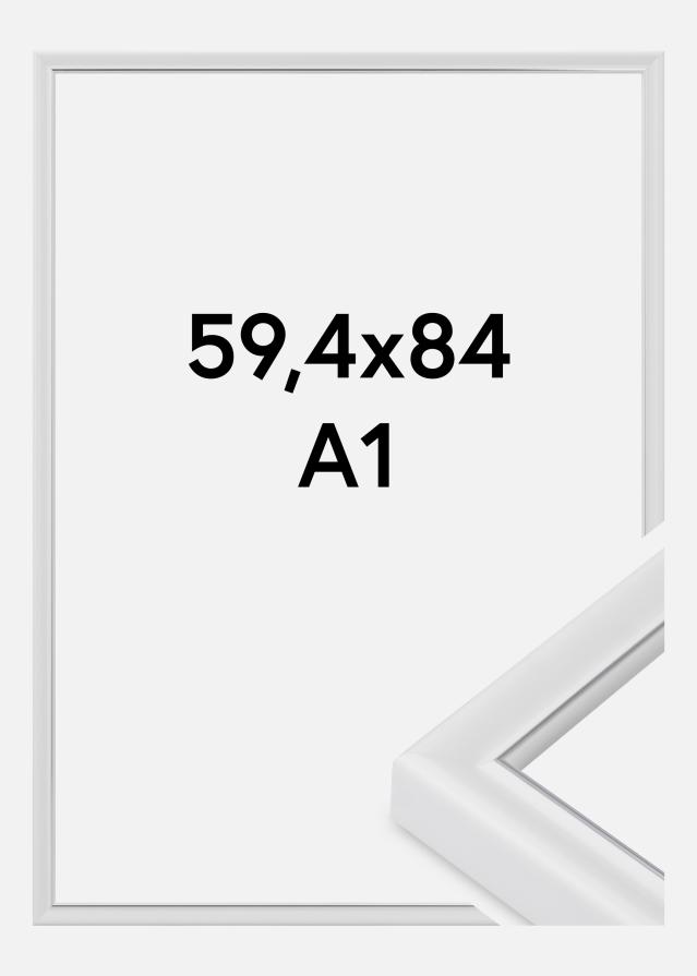 Okvir Canterbury Akrilno steklo Bela 59,4x84,1 cm (A1)