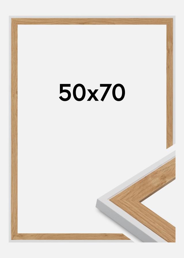 Okvir Clearline Akrilno steklo Bela 50x70 cm