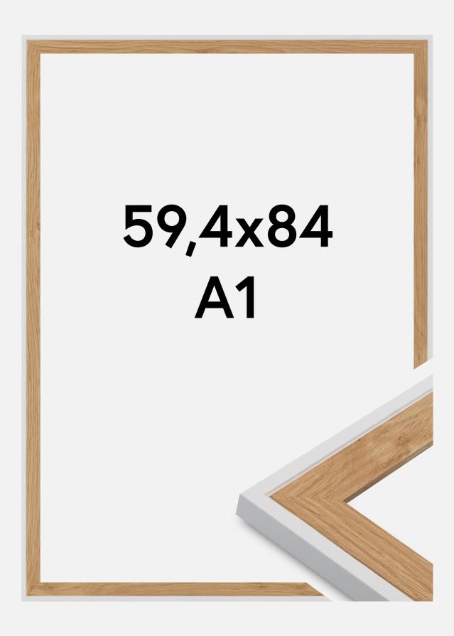 Okvir Clearline Akrilno steklo Bela 59,4x84 cm (A1)