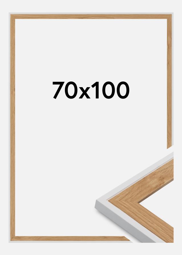 Okvir Clearline Akrilno steklo Bela 70x100 cm